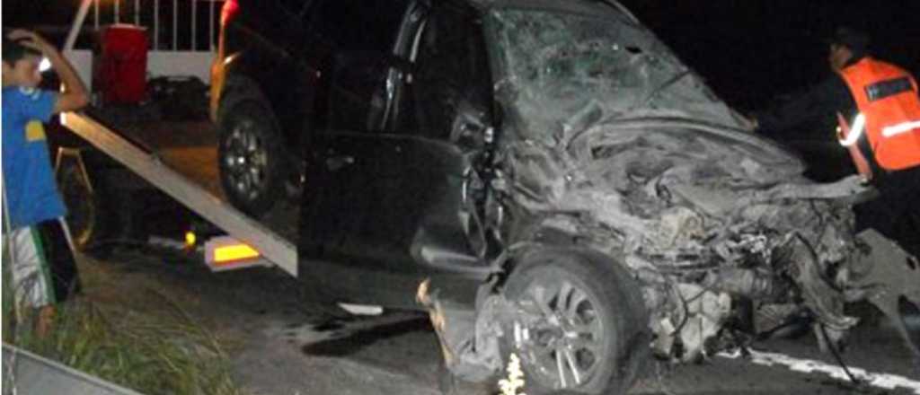 Así quedó el auto de "Chano" Charpentier