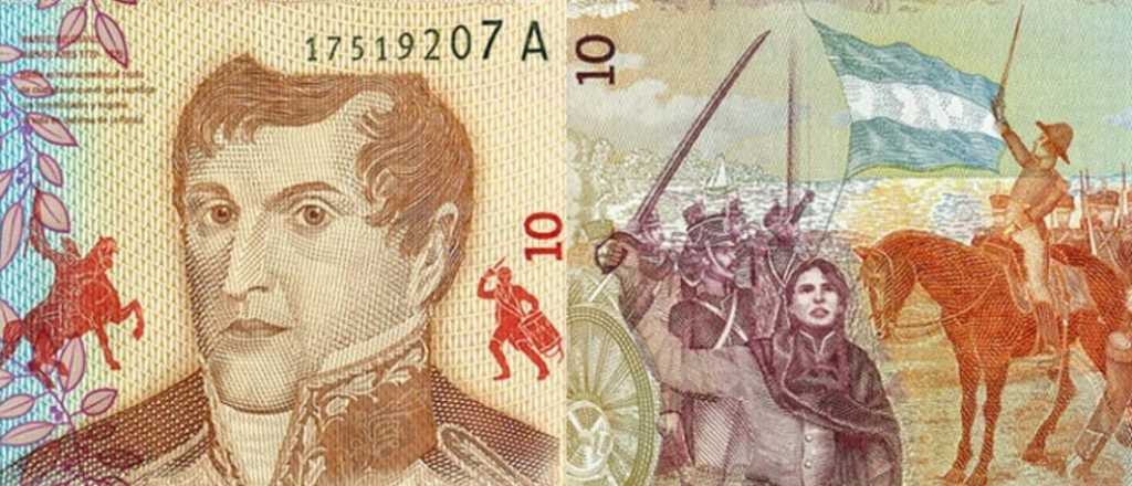 Lanzaron el nuevo billete de 10 pesos