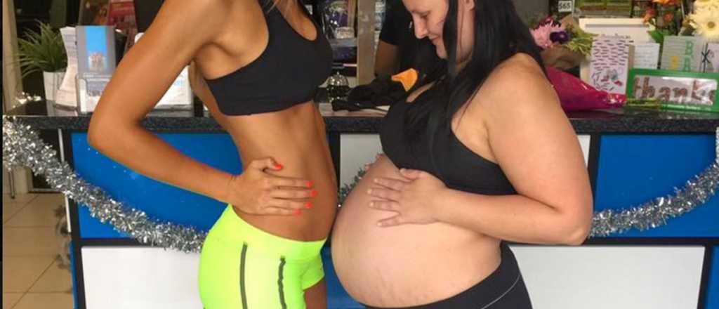 Dos embarazadas se fotografiaron juntas y el mundo se sorprendió