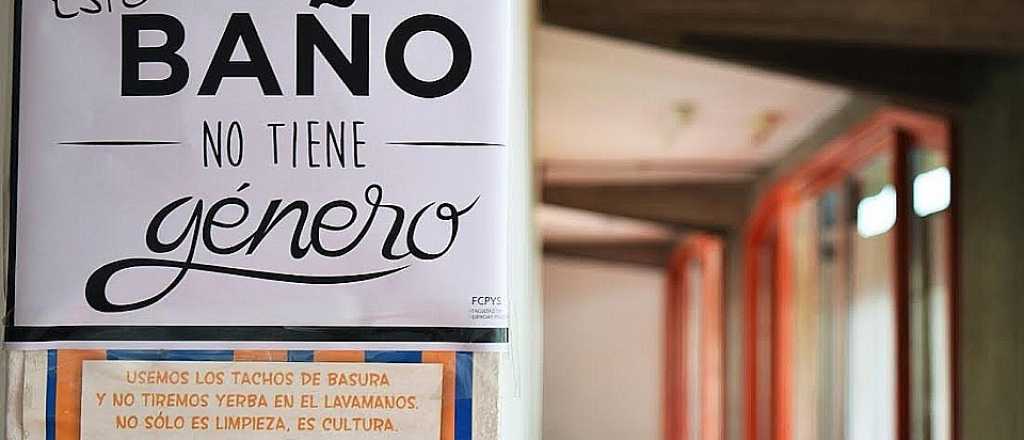 Una facultad de la UNCuyo declaró sus baños sin género