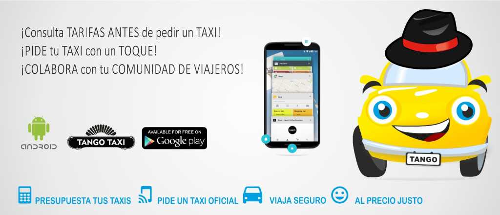 Arranca hoy Tango Taxi, otro Uber mendocino