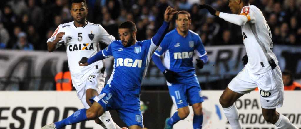 Inc&oacute;modo resultado de Racing ante el Mineiro