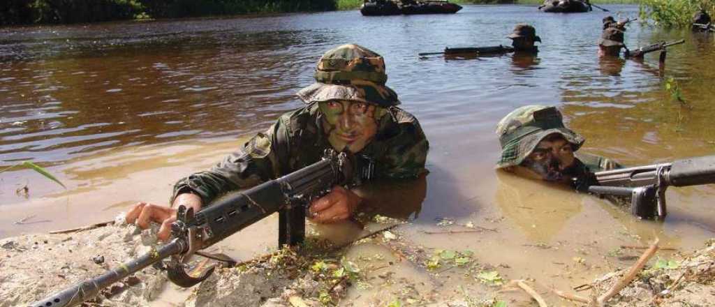 Hacen una "changuita" militar
