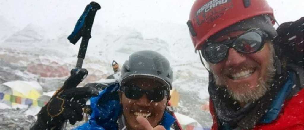 Facundo Arana hizo cumbre en el Monte Everest junto a un mendocino