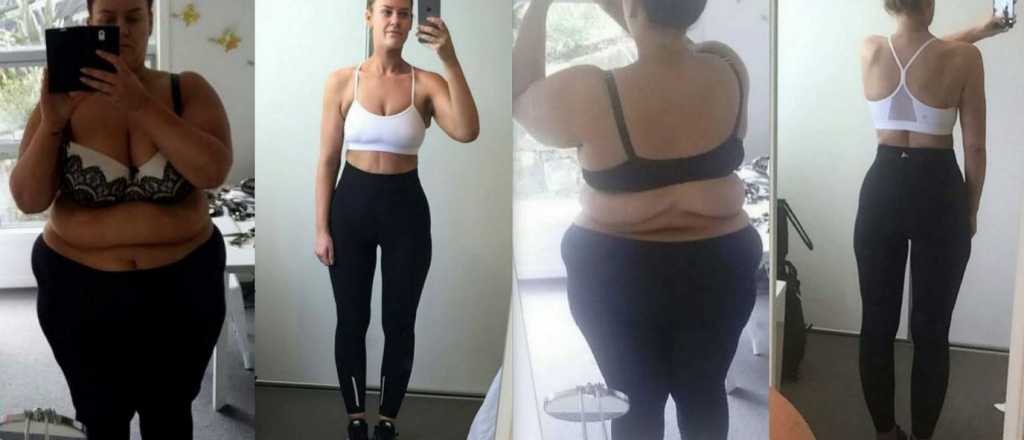 Esta mujer baj&oacute; 88 kilos y lo document&oacute; en fotos