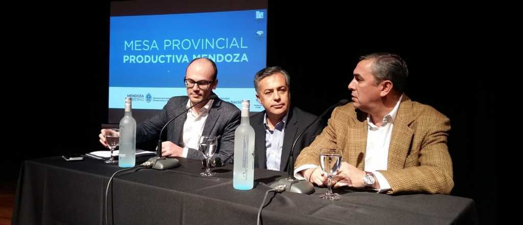 Mendoza presentó la Mesa Provincial Productiva