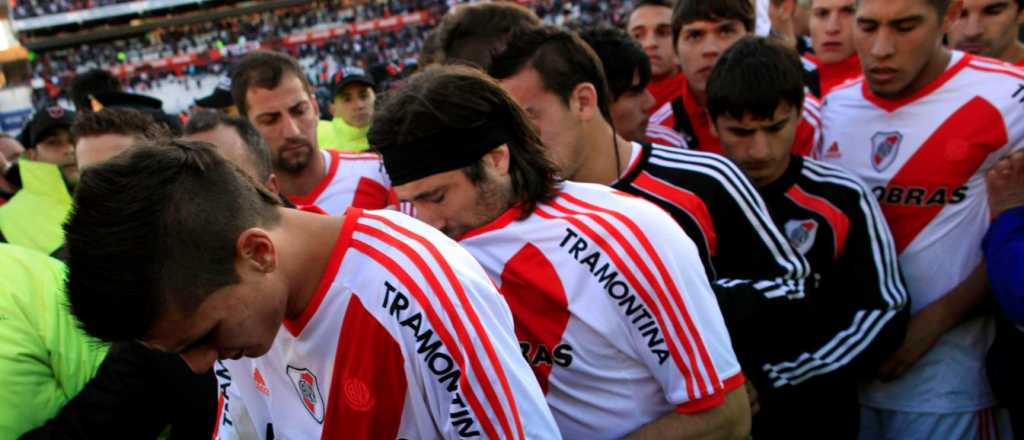Se cumplieron 5 a&ntilde;os del descenso de River y hubo gastadas