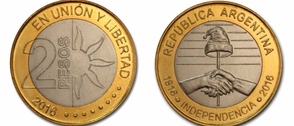 Estas son las monedas del Bicentenario