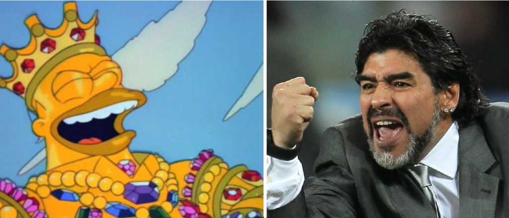 Homero le contest&oacute; a Diego: "Es un gordo tet&oacute;n" 