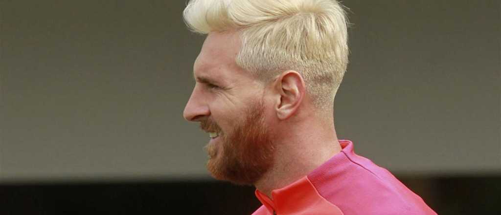 &iquest;Por qu&eacute; Messi no se ti&ntilde;&oacute; la barba como el resto del pelo?