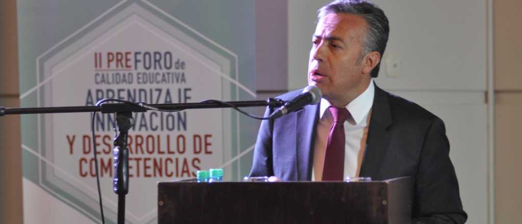 Cornejo: "El gasto en Mendoza está superando el 97% del presupuesto"