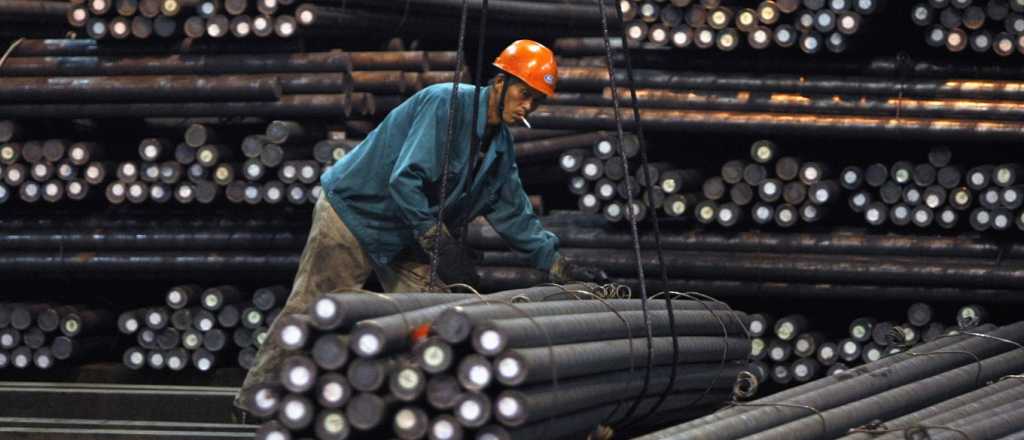 La industria siderúrgica comenzó a despegar en abril
