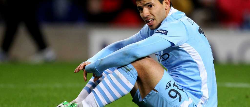 Por este codazo van a suspender e imputar a Agüero en Inglaterra