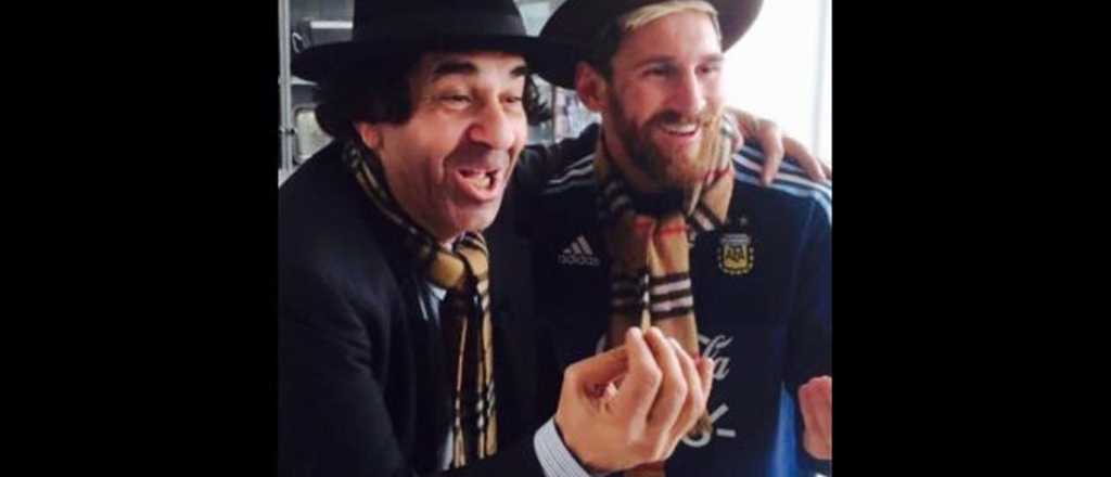 Lionel Messi grabó una escena para Polémica en el Bar