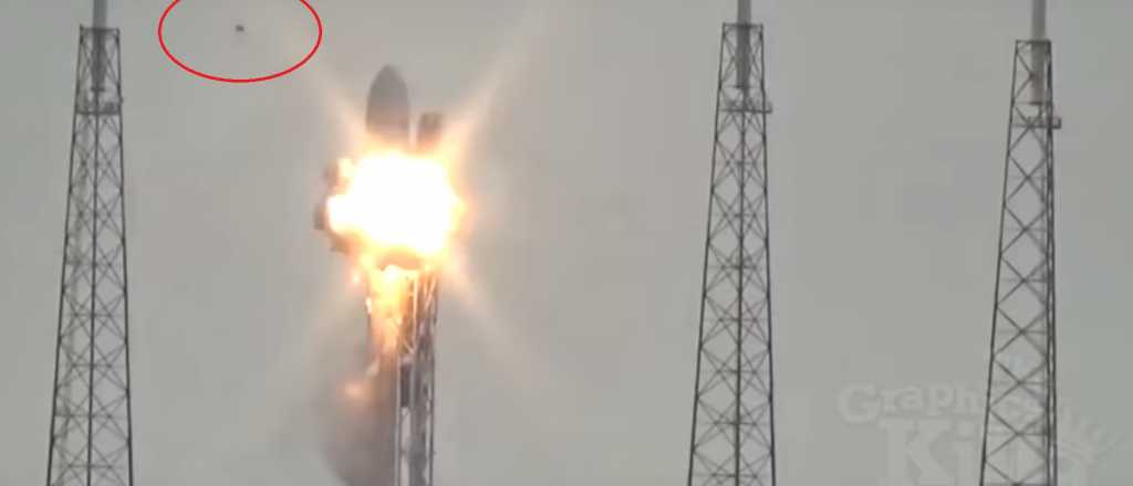 Video: aseguran que ovni provocó la explosión del cohete de SpaceX