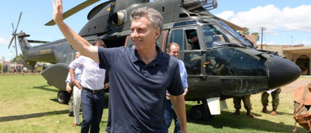Investigan un desperfecto que sufrió el helicóptero de Macri