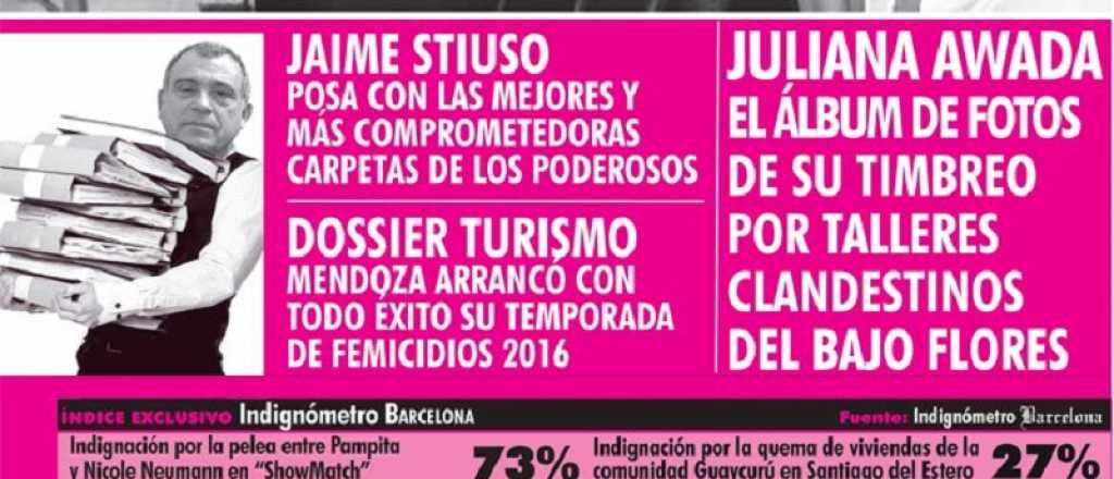 Polémica: revista Barcelona hace humor con los femicidios en Mendoza