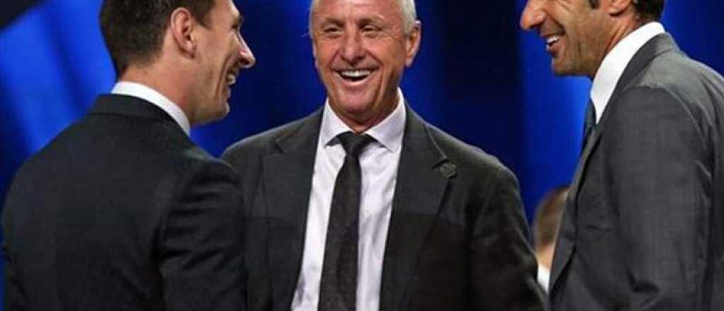 La in&eacute;dita e ins&oacute;lita explicaci&oacute;n de Cruyff sobre la habilidad de Messi