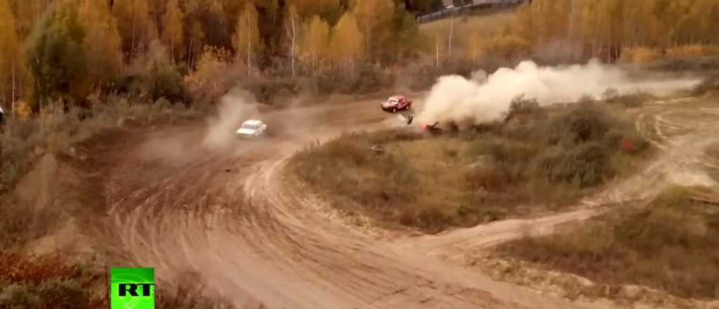 Escalofriante video de un accidente mortal en un rally