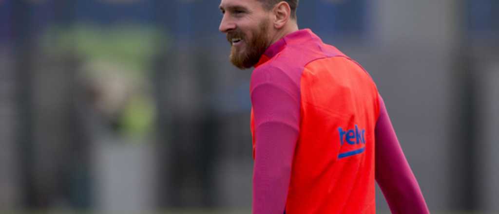 Messi entrenó y se prende la luz de esperanza en el Barça