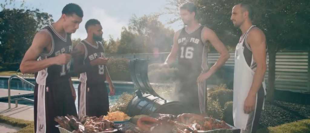 El asado de Ginobili que volvi&oacute; locos a los Spurs